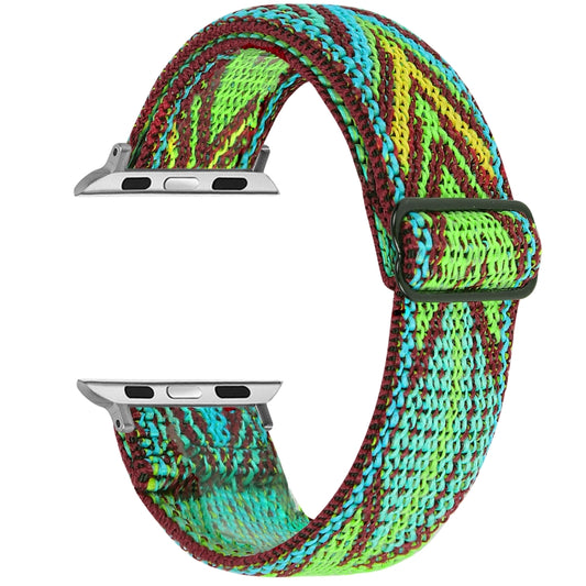 Elastic Watch Band For Apple Watch Series 7 45mm / 6 & SE & 5 & 4 44mm / 3 & 2 & 1 42mm(03) by buy2fix