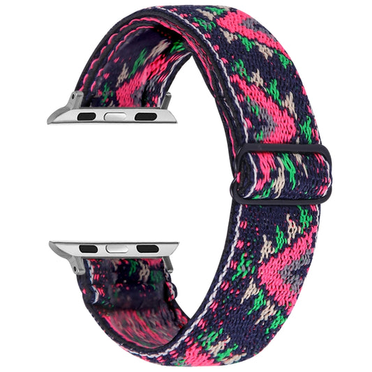 Elastic Watch Band For Apple Watch Series 7 45mm / 6 & SE & 5 & 4 44mm / 3 & 2 & 1 42mm(08) by buy2fix