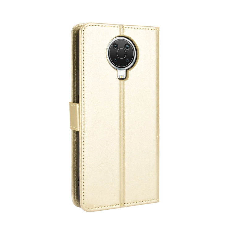 For Nokia G20 / G10 / 6.3 Retro Crazy Horse Texture Horizontal Flip Leather Case with Holder & Card Slots & Lanyard(Gold) - Nokia Cases by buy2fix | Online Shopping UK | buy2fix