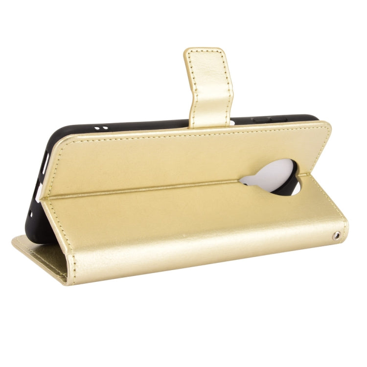 For Nokia G20 / G10 / 6.3 Retro Crazy Horse Texture Horizontal Flip Leather Case with Holder & Card Slots & Lanyard(Gold) - Nokia Cases by buy2fix | Online Shopping UK | buy2fix