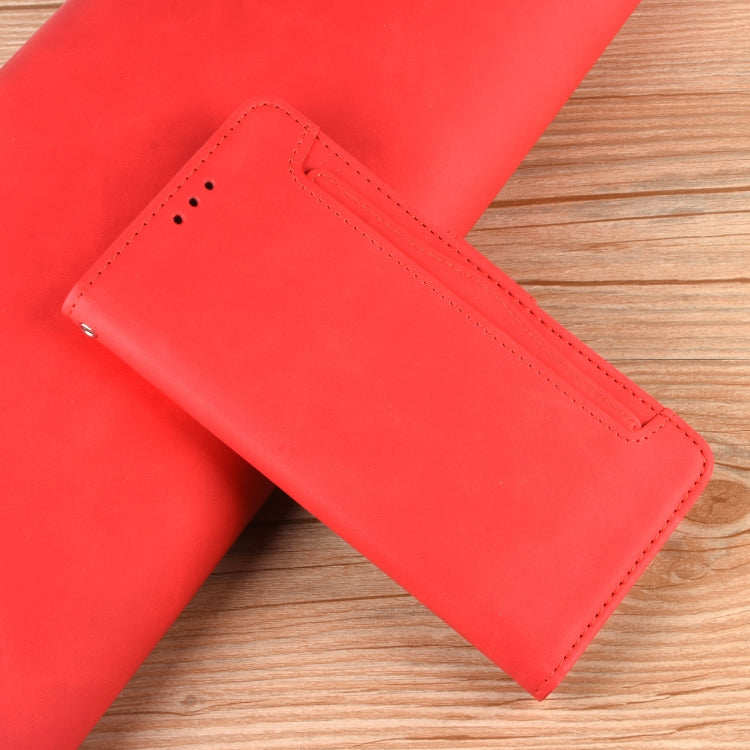 For Nokia G10 / G20 / 6.3 Skin Feel Calf Pattern Horizontal Flip Leather Case with Holder & Card Slots & Photo Frame(Red) - Nokia Cases by buy2fix | Online Shopping UK | buy2fix