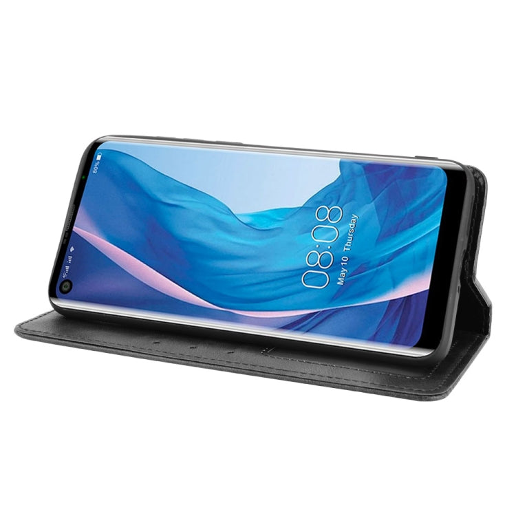 For Ulefone Note 11P Magnetic Buckle Retro Crazy Horse Texture Horizontal Flip Leather Case with Holder & Card Slots & Photo Frame(Black) - Ulefone Cases by buy2fix | Online Shopping UK | buy2fix