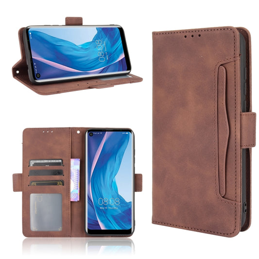 For Ulefone Note 11P Skin Feel Calf Pattern Horizontal Flip Leather Case with Holder & Card Slots & Photo Frame(Brown) - Ulefone Cases by buy2fix | Online Shopping UK | buy2fix