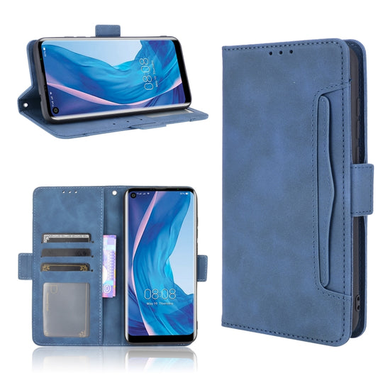 For Ulefone Note 11P Skin Feel Calf Pattern Horizontal Flip Leather Case with Holder & Card Slots & Photo Frame(Blue) - Ulefone Cases by buy2fix | Online Shopping UK | buy2fix