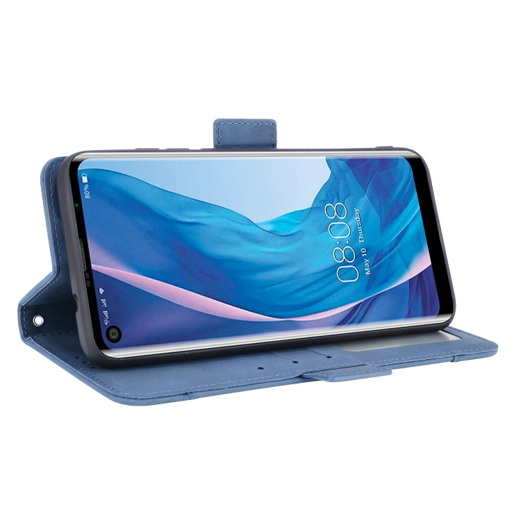 For Ulefone Note 11P Skin Feel Calf Pattern Horizontal Flip Leather Case with Holder & Card Slots & Photo Frame(Blue) - Ulefone Cases by buy2fix | Online Shopping UK | buy2fix