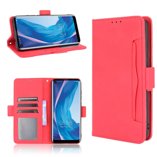 For Ulefone Note 11P Skin Feel Calf Pattern Horizontal Flip Leather Case with Holder & Card Slots & Photo Frame(Red) - Ulefone Cases by buy2fix | Online Shopping UK | buy2fix