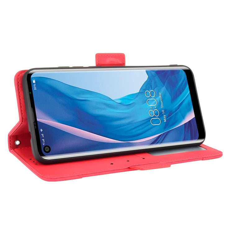 For Ulefone Note 11P Skin Feel Calf Pattern Horizontal Flip Leather Case with Holder & Card Slots & Photo Frame(Red) - Ulefone Cases by buy2fix | Online Shopping UK | buy2fix