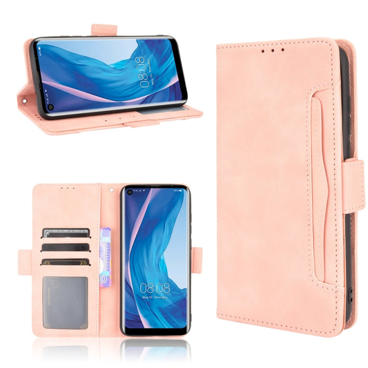 For Ulefone Note 11P Skin Feel Calf Pattern Horizontal Flip Leather Case with Holder & Card Slots & Photo Frame(Pink) - Ulefone Cases by buy2fix | Online Shopping UK | buy2fix