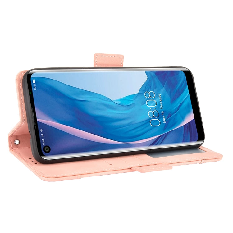 For Ulefone Note 11P Skin Feel Calf Pattern Horizontal Flip Leather Case with Holder & Card Slots & Photo Frame(Pink) - Ulefone Cases by buy2fix | Online Shopping UK | buy2fix