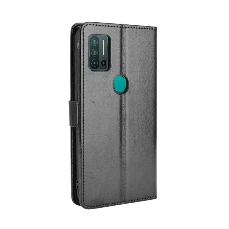 For Ulefone Note 11P Retro Crazy Horse Texture Horizontal Flip Leather Case with Holder & Card Slots & Photo Frame(Black) - Ulefone Cases by buy2fix | Online Shopping UK | buy2fix