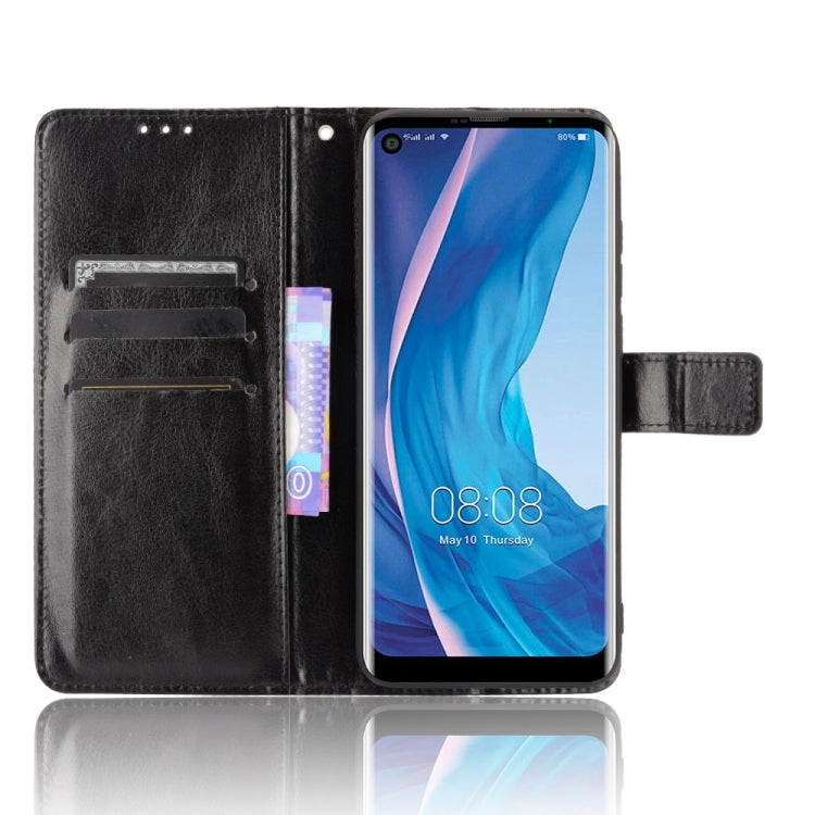 For Ulefone Note 11P Retro Crazy Horse Texture Horizontal Flip Leather Case with Holder & Card Slots & Photo Frame(Black) - Ulefone Cases by buy2fix | Online Shopping UK | buy2fix