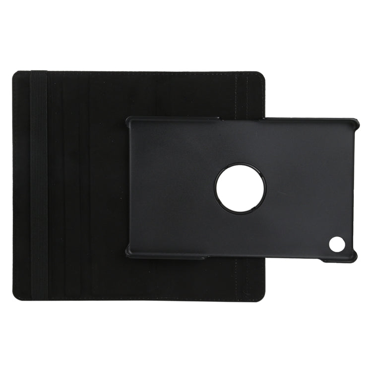 For Lenovo M10 HD Litchi Texture Solid Color Horizontal Flip Leather Case with Holder & Pen Slot(Black) - Lenovo by buy2fix | Online Shopping UK | buy2fix