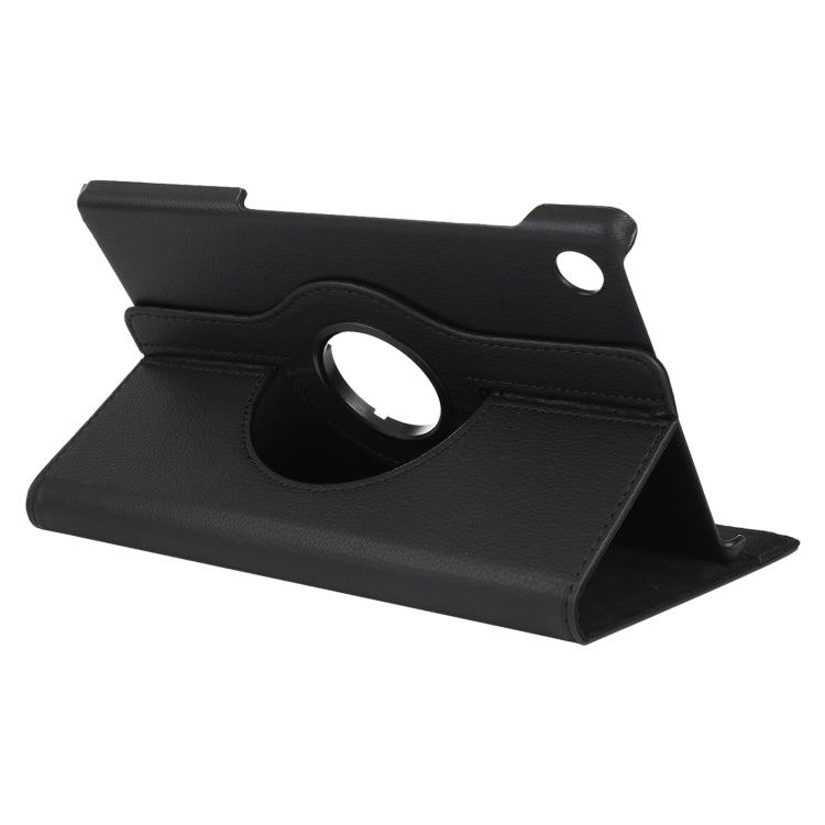 For Lenovo M10 HD Litchi Texture Solid Color Horizontal Flip Leather Case with Holder & Pen Slot(Black) - Lenovo by buy2fix | Online Shopping UK | buy2fix