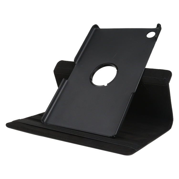 For Lenovo M10 HD Litchi Texture Solid Color Horizontal Flip Leather Case with Holder & Pen Slot(Black) - Lenovo by buy2fix | Online Shopping UK | buy2fix