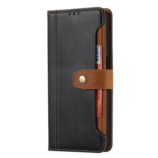 For Xiaomi Redmi Note 10 Pro Calf Texture Double Fold Clasp Horizontal Flip Leather Case with Photo Frame & Holder & Card Slots & Wallet(Black) by buy2fix