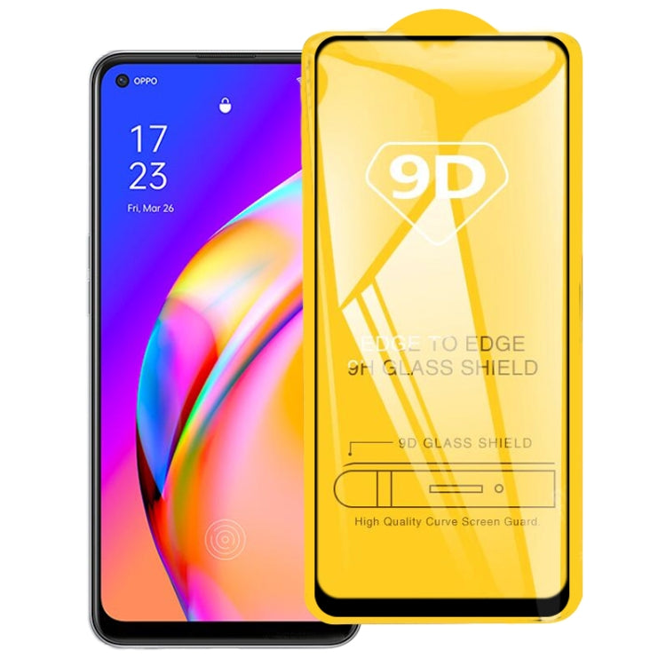 For OPPO F19 Pro / F19 Pro+ 9D Full Glue Full Screen Tempered Glass Film - OPPO Tempered Glass by buy2fix | Online Shopping UK | buy2fix