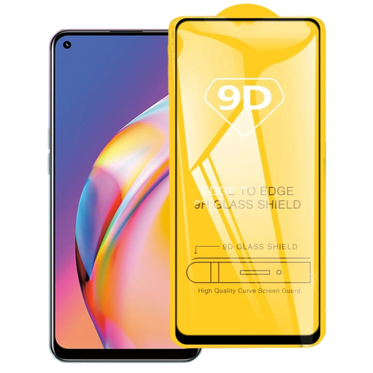 For OPPO A94 5G / 4G 9D Full Glue Full Screen Tempered Glass Film - OPPO Tempered Glass by buy2fix | Online Shopping UK | buy2fix
