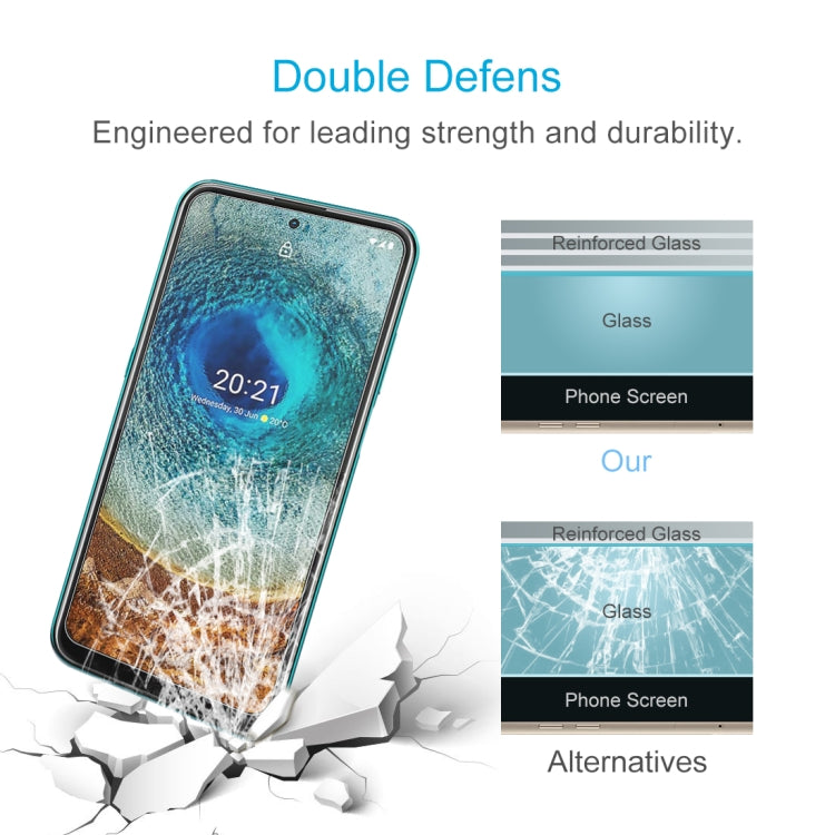 For Nokia X10 0.26mm 9H 2.5D Tempered Glass Film - Nokia Tempered Glass by DIYLooks | Online Shopping UK | buy2fix