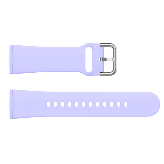 For Fitbit Versa 3 Silicone Watch Band(Lavender Purple) by buy2fix