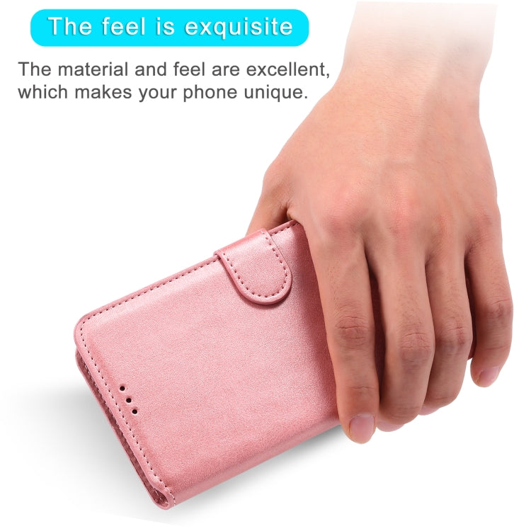 For OPPO Find X3 Neo / Reno5 Pro+ 5G Classic Calf Texture PU + TPU Horizontal Flip Leather Case with Holder & Card Slots & Wallet(Rose Gold) by buy2fix