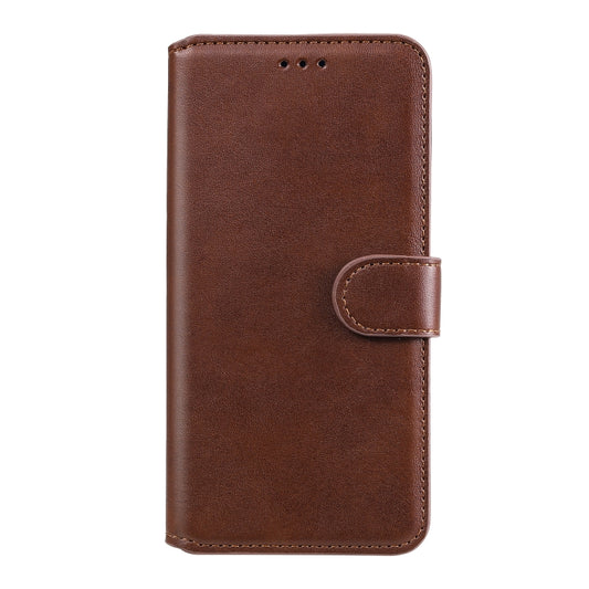 For Samsung Galaxy A02 / M02 Classic Calf Texture PU + TPU Horizontal Flip Leather Case with Holder & Card Slots & Wallet(Brown) by buy2fix