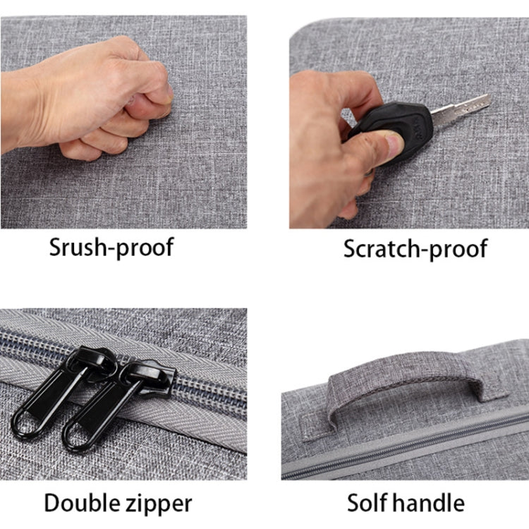 Portable Carry Case Waterproof Scratch-proof Anti-shock Travel Carrying Cover Case Box for DJI Air 2s(Grey+Black Liner) by buy2fix