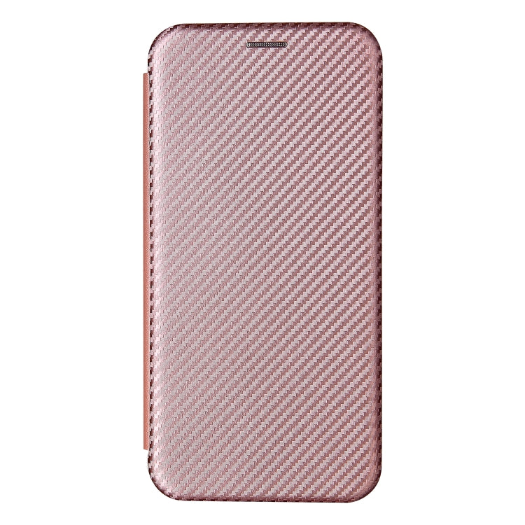 For OPPO Realme 8 / 8 Pro Carbon Fiber Texture Horizontal Flip TPU + PC + PU Leather Case with Card Slot(Pink) - Realme Cases by buy2fix | Online Shopping UK | buy2fix