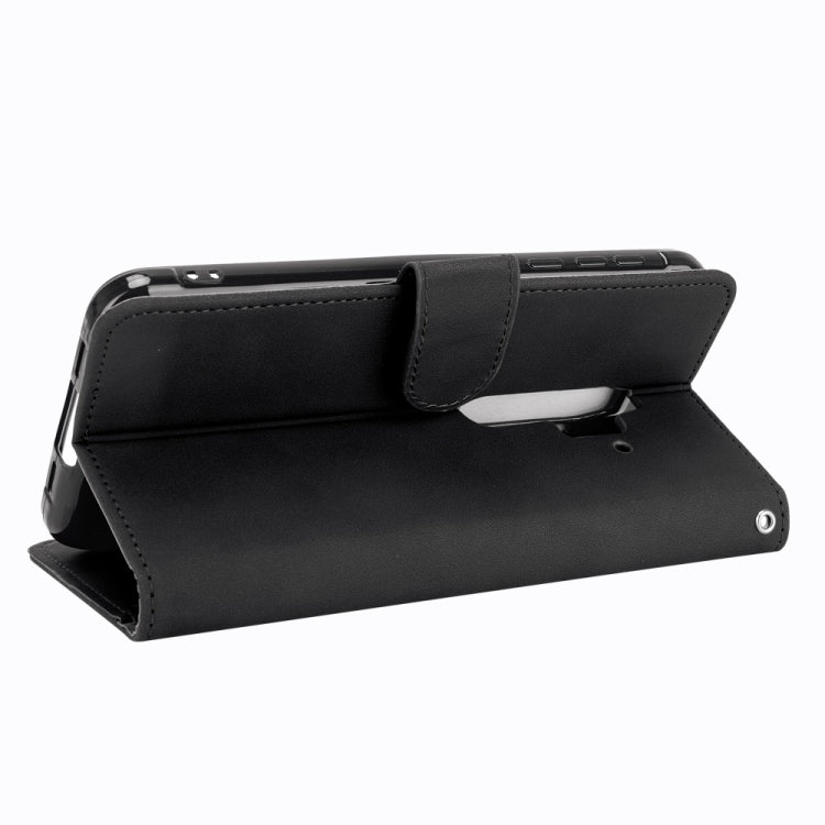 For Blackview BV6300 Pro Solid Color Skin Feel Magnetic Buckle Horizontal Flip Calf Texture PU Leather Case with Holder & Card Slots & Wallet(Black) - More Brand by buy2fix | Online Shopping UK | buy2fix