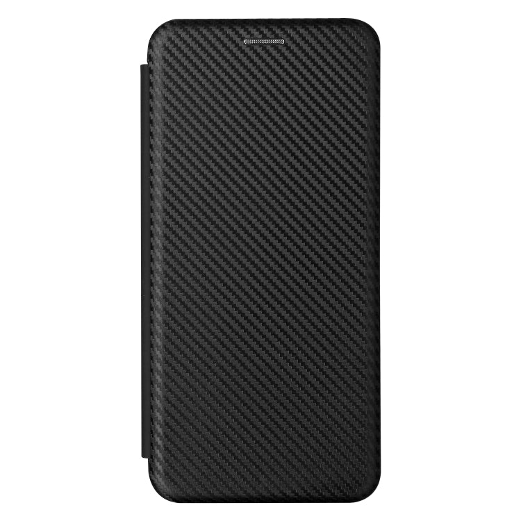 For Realme C21 Carbon Fiber Texture Horizontal Flip TPU + PC + PU Leather Case with Card Slot(Black) - Realme Cases by buy2fix | Online Shopping UK | buy2fix