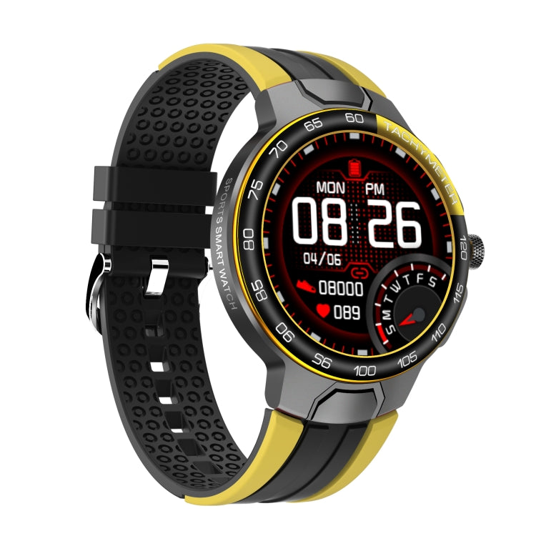 E15 1.28 inch IPS Color Screen IP68 Waterproof Smart Wristband, Support Menstrual Cycle Reminder / Heart Rate Monitoring / Sleep Monitoring(Yellow) - Smart Wristbands by buy2fix | Online Shopping UK | buy2fix