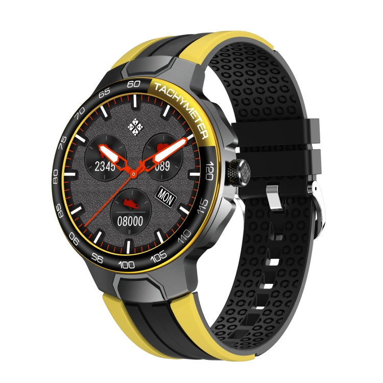 E15 1.28 inch IPS Color Screen IP68 Waterproof Smart Wristband, Support Menstrual Cycle Reminder / Heart Rate Monitoring / Sleep Monitoring(Yellow) - Smart Wristbands by buy2fix | Online Shopping UK | buy2fix