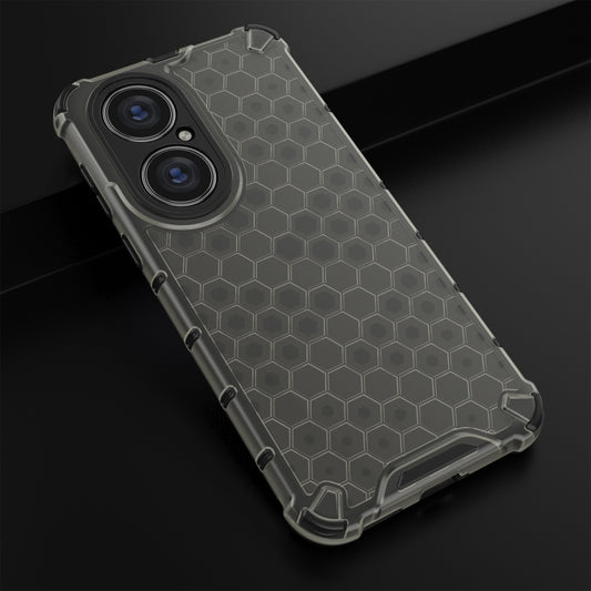 For Huawei P50 Pro Shockproof Honeycomb PC + TPU Protective Case(Black) by buy2fix