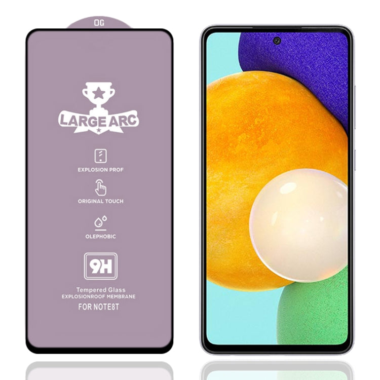 For Samsung Galaxy A52 5G 9H HD Large Arc High Alumina Full Screen Tempered Glass Film - Galaxy Tempered Glass by buy2fix | Online Shopping UK | buy2fix