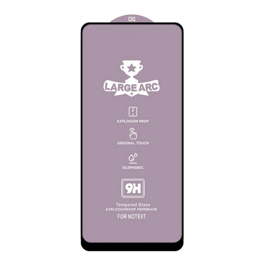 For Samsung Galaxy A21 25 PCS 9H HD Large Arc High Alumina Full Screen Tempered Glass Film by buy2fix