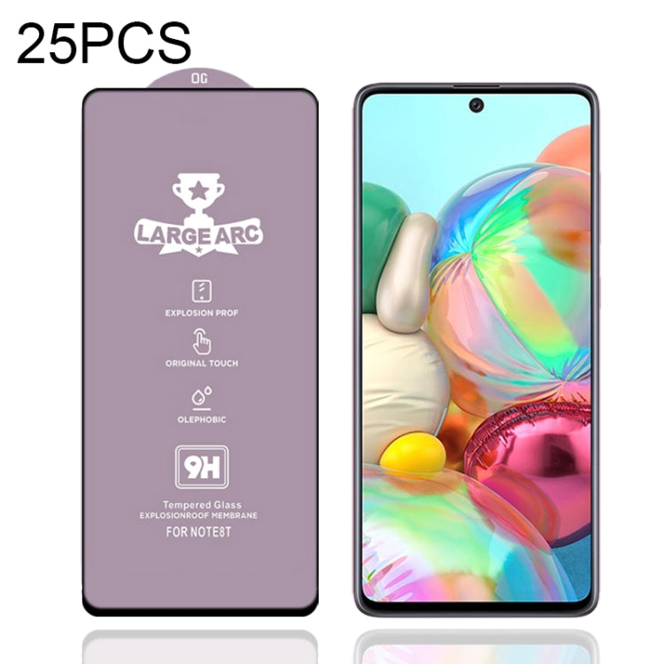 For Samsung Galaxy A71 25 PCS 9H HD Large Arc High Alumina Full Screen Tempered Glass Film - Galaxy Tempered Glass by buy2fix | Online Shopping UK | buy2fix