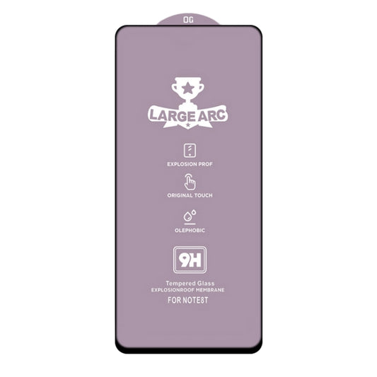 For Xiaomi Redmi Note 9 Pro Max 25 PCS 9H HD Large Arc High Alumina Full Screen Tempered Glass Film by buy2fix