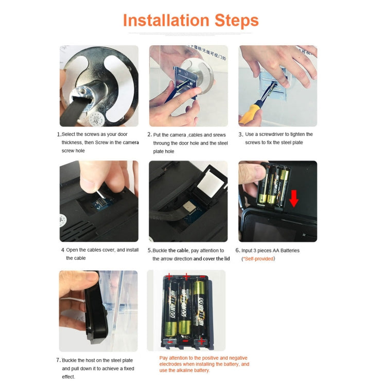 R11 2.4 inch TFT LCD Display Night Vision Photo Video Electronic Cat Eye Doorbell - Video DoorBell by buy2fix | Online Shopping UK | buy2fix