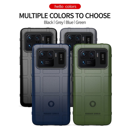 For Xiaomi Mi 11 Ultra Shockproof Shield Full Coverage Silicone Case(Blue) by buy2fix