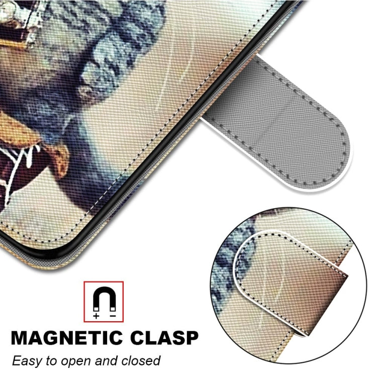 For Nokia 1.4 Coloured Drawing Cross Texture Horizontal Flip PU Leather Case with Holder & Card Slots & Wallet & Lanyard(Leather Shoes Cat) - Nokia Cases by buy2fix | Online Shopping UK | buy2fix