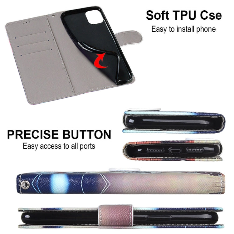 For Nokia 1.4 Coloured Drawing Cross Texture Horizontal Flip PU Leather Case with Holder & Card Slots & Wallet & Lanyard(Leather Shoes Cat) - Nokia Cases by buy2fix | Online Shopping UK | buy2fix