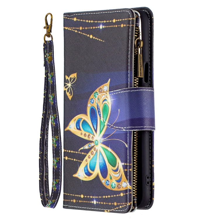 For LG K42 Colored Drawing Pattern Zipper Horizontal Flip Leather Case with Holder & Card Slots & Wallet(Big Butterfly) - LG Cases by buy2fix | Online Shopping UK | buy2fix