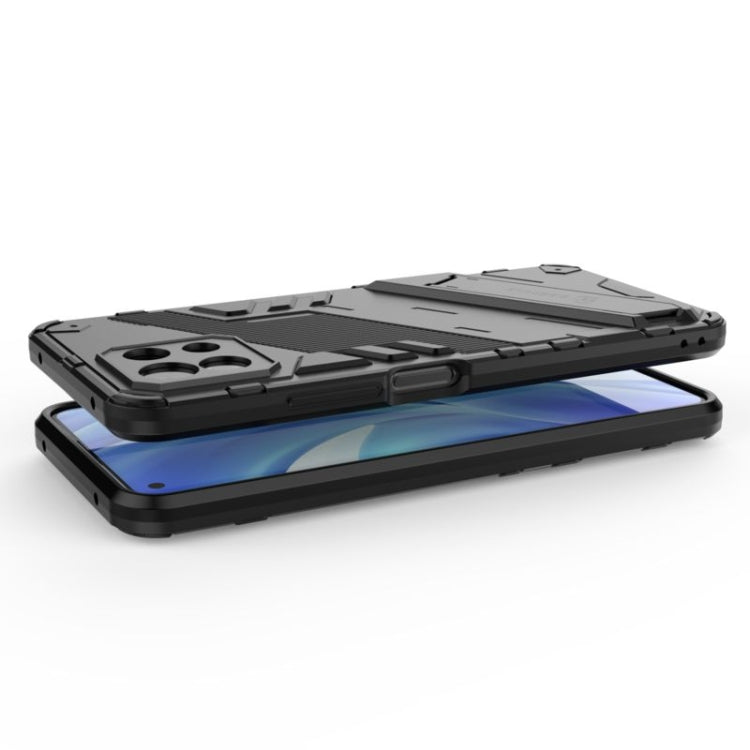 For Xiaomi Mi 11 Lite Punk Armor 2 in 1 PC + TPU Shockproof Case with Invisible Holder(White) - Xiaomi Cases by buy2fix | Online Shopping UK | buy2fix