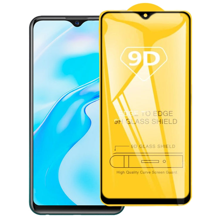 For vivo Y1s 9D Full Glue Full Screen Tempered Glass Film - Others by buy2fix | Online Shopping UK | buy2fix