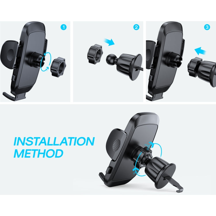 JOYROOM JR-ZS259 360-degree Rotating Stretching Mechanical Car Air Vent Holder for 4.7-6.9 inch Mobile Phones - Universal Car Holders by JOYROOM | Online Shopping UK | buy2fix