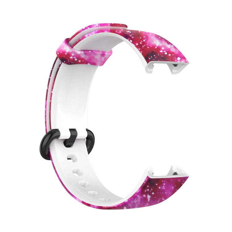 For Xiaomi Mi Watch Lite / Redmi Watch Silicone Printing Replacement Watchband(Starry Sky) - Watch Bands by buy2fix | Online Shopping UK | buy2fix