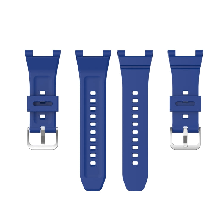 For Huawei Kids Watch 4X Silicone Watch Band with Dismantling Tools, One Size(Blue) - Watch Bands by buy2fix | Online Shopping UK | buy2fix