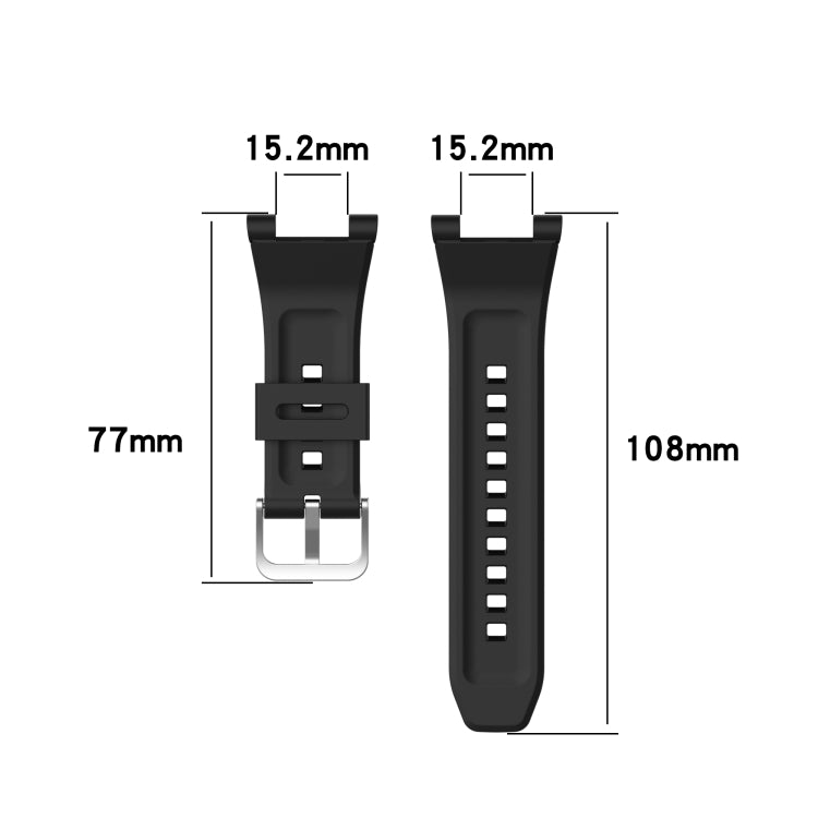 For Huawei Kids Watch 4X Silicone Watch Band with Dismantling Tools, One Size(Blue) - Watch Bands by buy2fix | Online Shopping UK | buy2fix