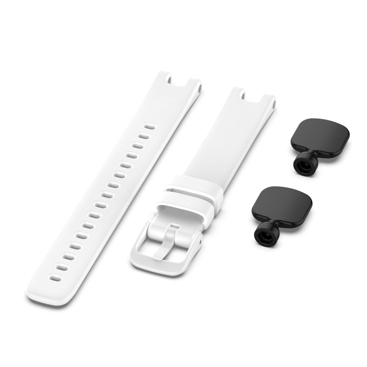 For Garmin Lily Silicone Watch Band with Dismantling Tools(White) - Watch Bands by buy2fix | Online Shopping UK | buy2fix