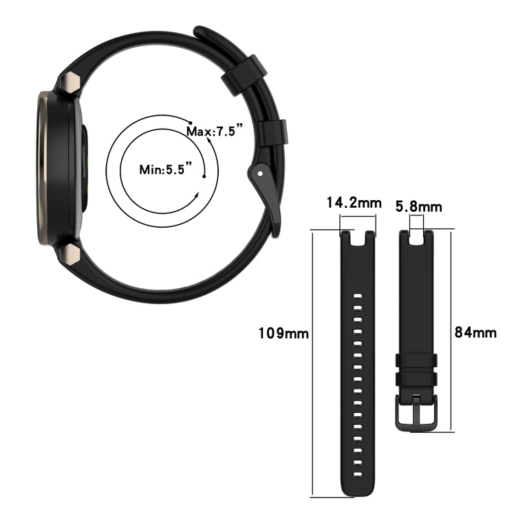 For Garmin Lily Silicone Watch Band with Dismantling Tools(Grey) - Watch Bands by buy2fix | Online Shopping UK | buy2fix