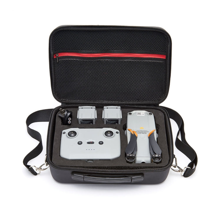 Portable Single Shoulder Storage Travel Carrying PU Cover Case Box for DJI Air 2S(Black + Black Liner) - Carry Cases & Bags by buy2fix | Online Shopping UK | buy2fix
